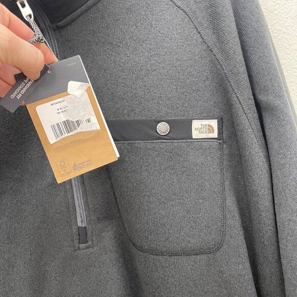 The North Face Black Quarter-Zip Sweatshirt - Picture 2 of 5